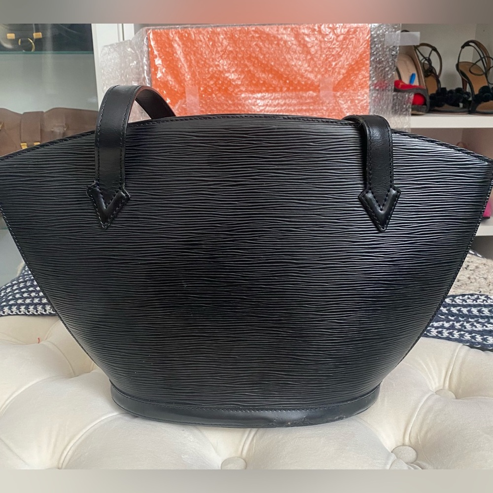 LOUIS VUITTON Epi Saint Jacques PM Black Leather - Picture 3 of 7